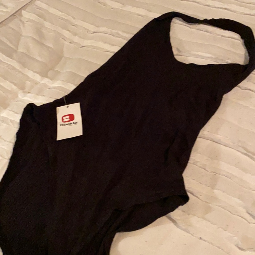 Halter neck bodysuit